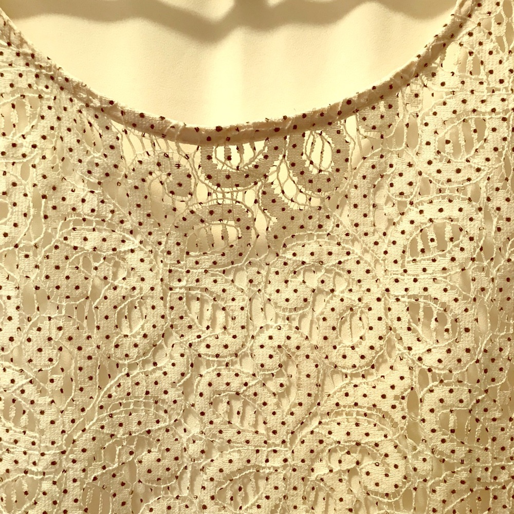 Limited cream & black blouse